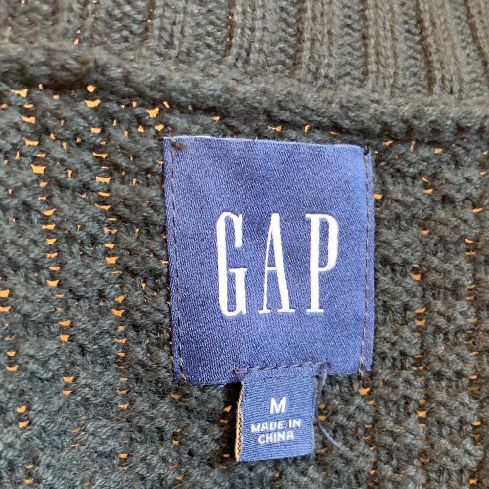 Gap Black Open-Front Cardigan Sweater medium - Picture 6 of 10